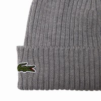 Gorro Lacoste Lana Gris Vigore  Oferta + Barato