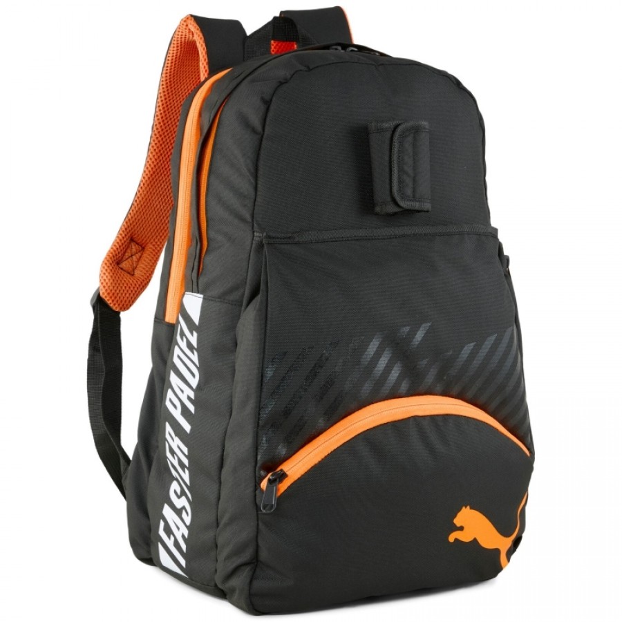 Mochila Puma Nova Elite Negro Naranja  Oferta + Barato