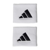 Munequeras Adidas Cortas Blanco Negro 2 Unidades  Oferta + Barato