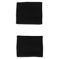 Munequeras Adidas Cortas Negro Blanco 2 Unidades  Oferta + Barato