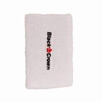 Muñequeras Black Crown Largas Blanco 2 Unidades