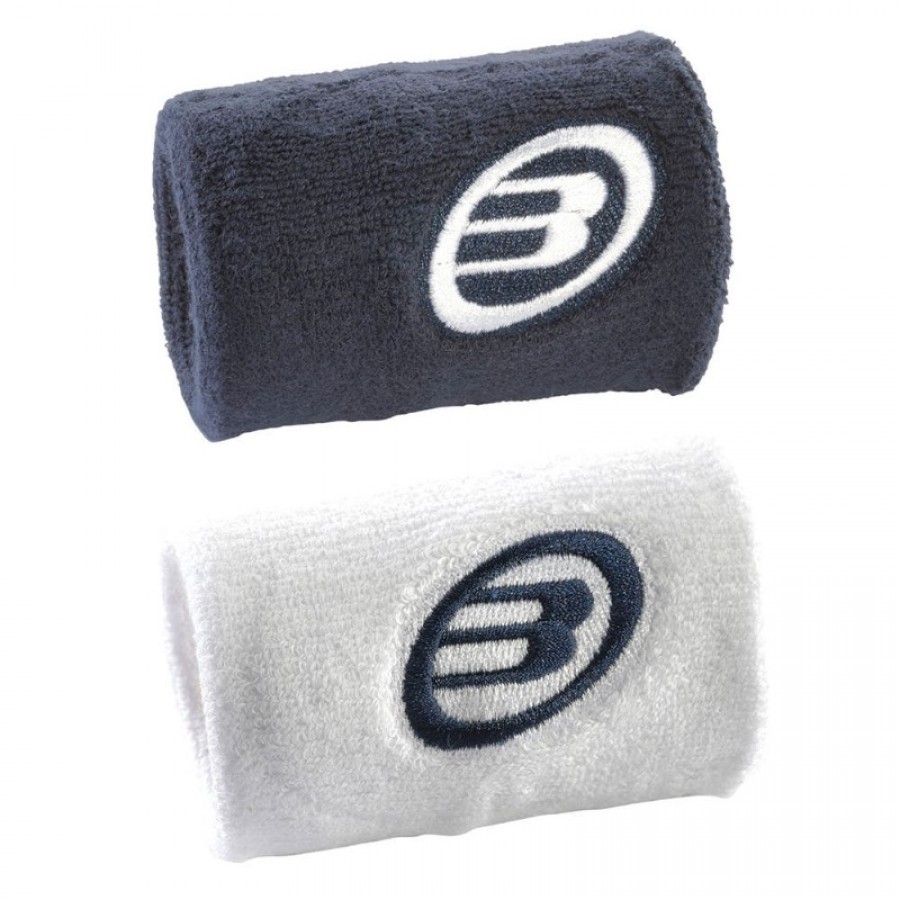 Munequeras Bullpadel BPMU253 Azul Marino Blanco  Oferta + Barato