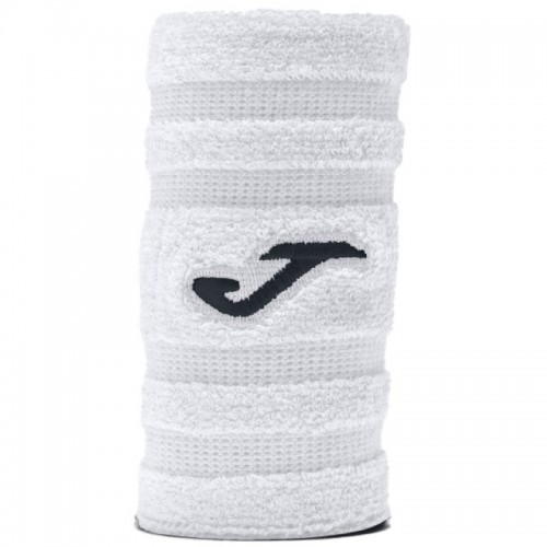 Joma Slam Pro Long White Wristbands 2 Units