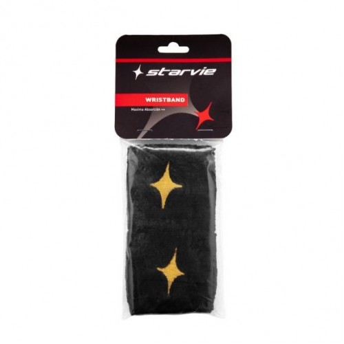StarVie Black Gold Wristbands 2 Units