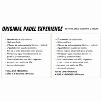 Original Padel Experience April-September  Offer + Cheap