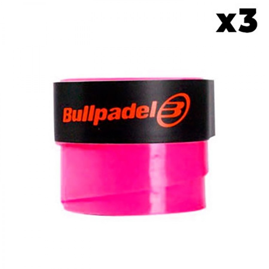 Bullpadel Surgrips Rose Uni 3 Unites  Offre - Pas cher