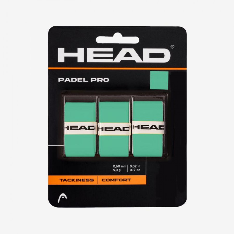 Overgrips Head Padel Pro Mint 3 Units   Offer + Cheap