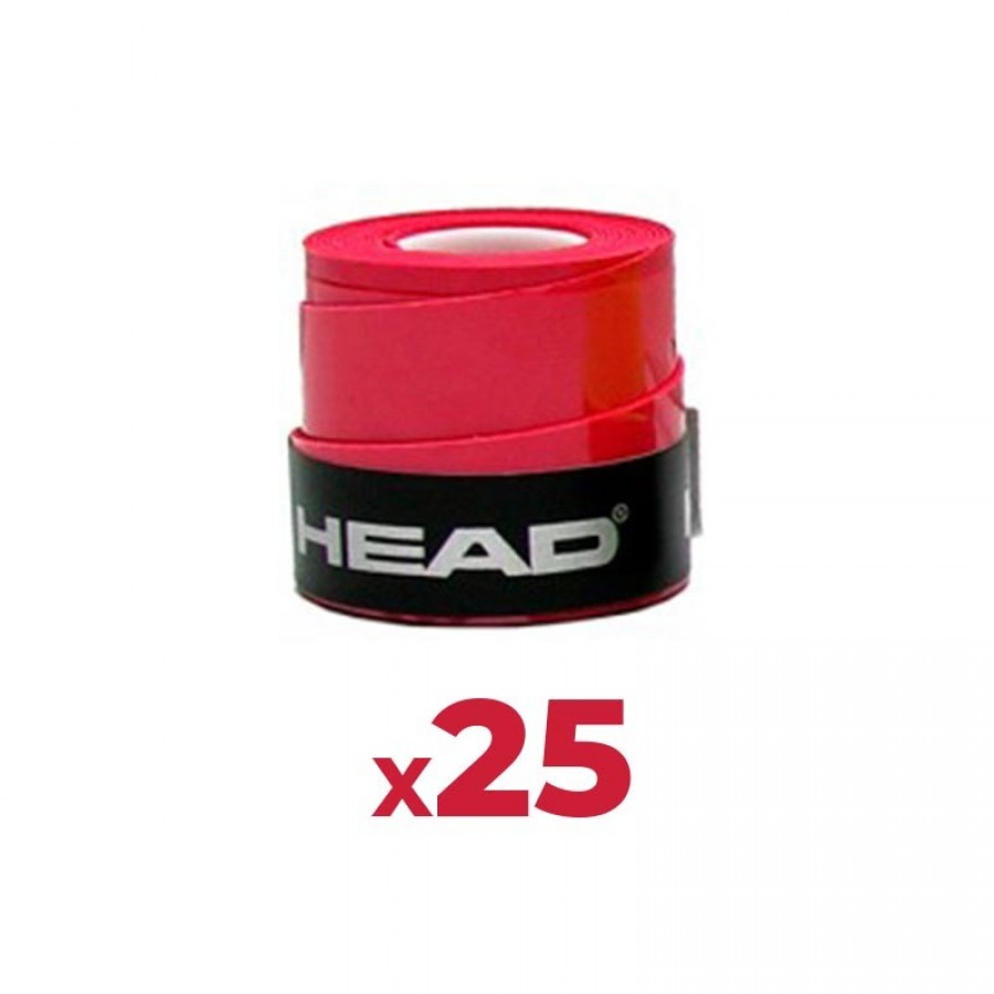 Overgrips Head Xtreme Soft Rojo 25 Unidades