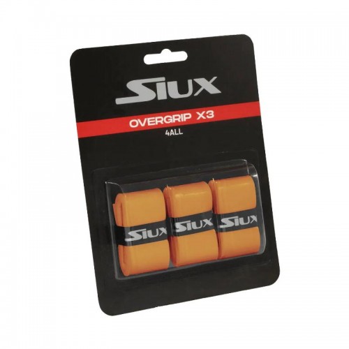 Siux For All Orange Overgrips 3 Units