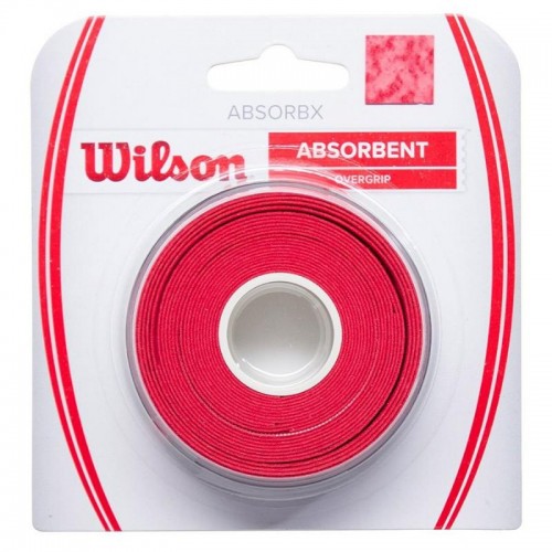 Wilson AbsorbX Red Overgrips 3 Units