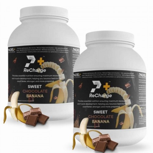 Pack Bote Padel Performance ReCharge Chocolate Banana X2