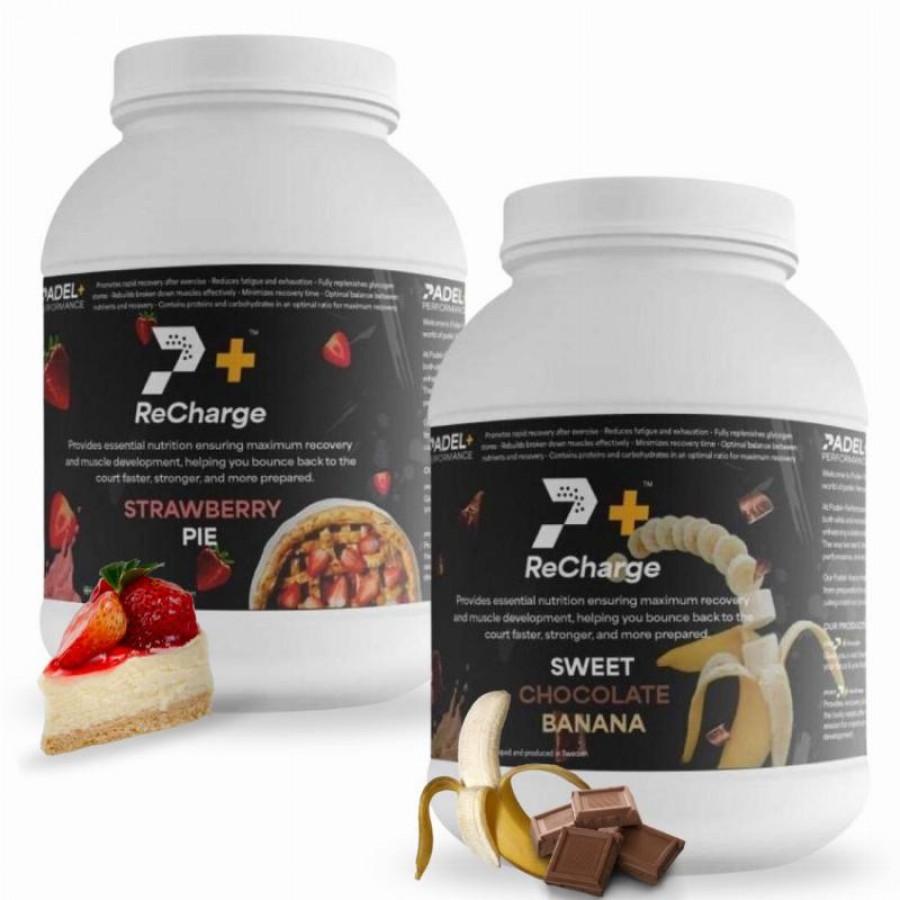 Pack Bote Padel Performance ReCharge Fresa y Chocolate Banana  Offre - Pas cher