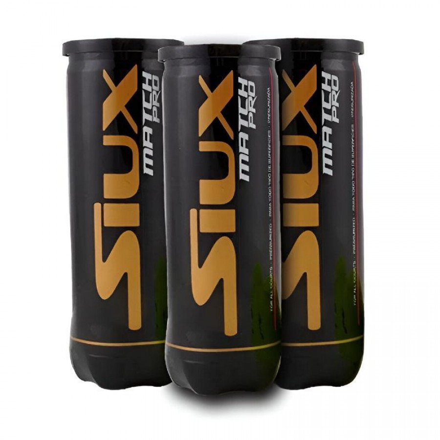 Pack de 3 Botes de Pelotas Siux Match Pro  Oferta + Barato