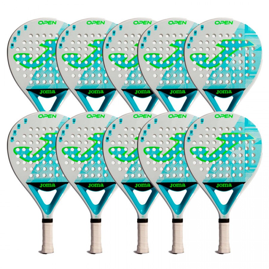 Paquet Joma Open Blanc Turquoise Fluor X10  Offre - Pas cher