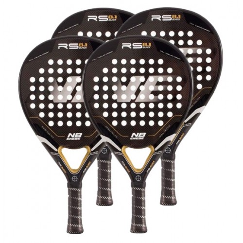 Pacote Pala Enebe RS 8.1 Preto x4