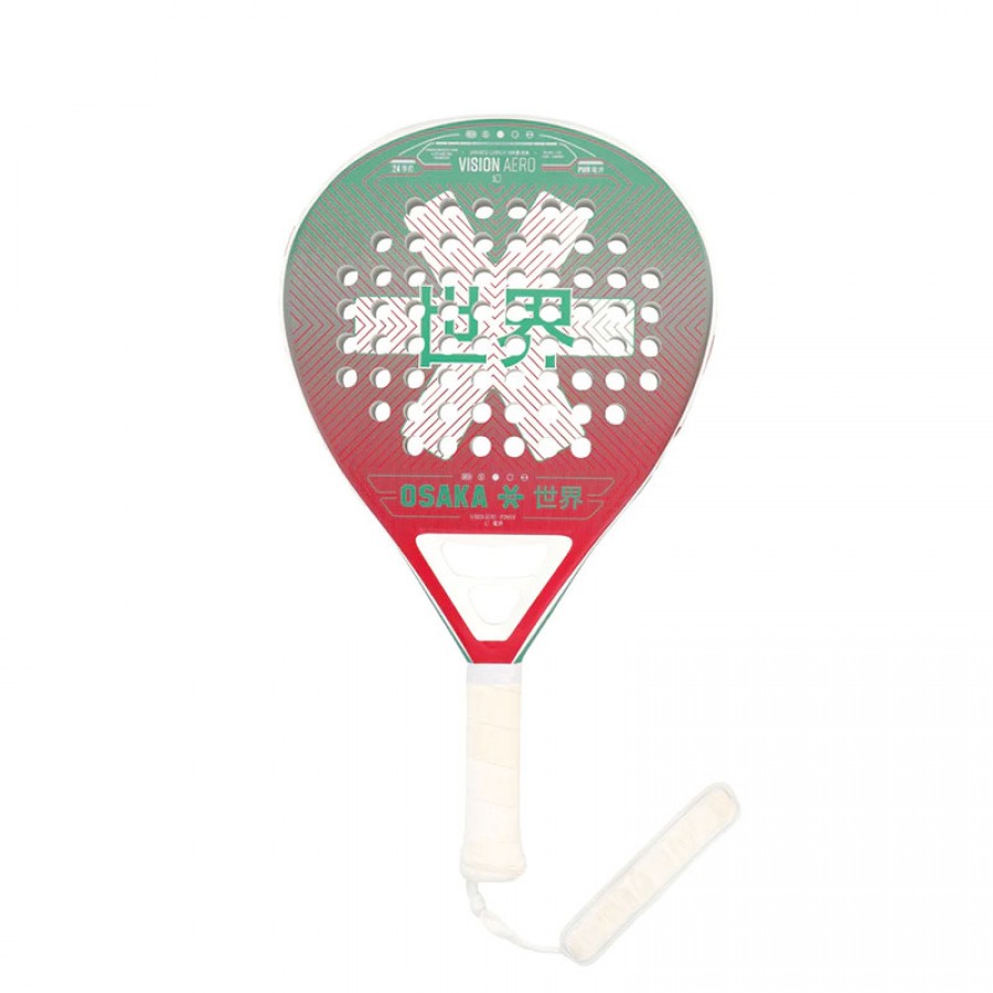 Pala Osaka Vision Aero Power Rojo Verde  Oferta + Barato
