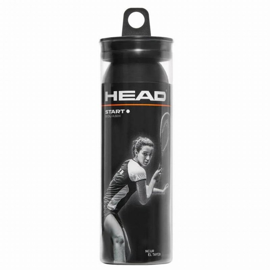 Head Start Squash Ball White Point 3 Units  Offer + Cheap