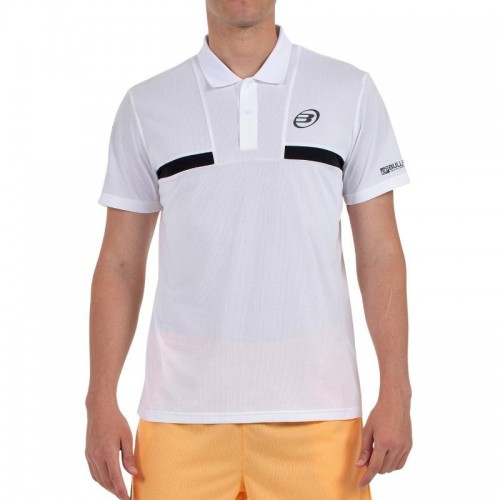 Bullpadel Calzadil White Polo Shirt