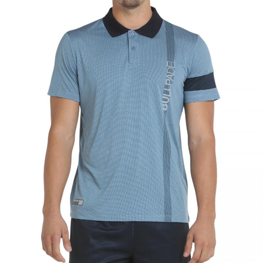 Polo Bullpadel Chaso Azul Sombra Vigore  Oferta + Barato