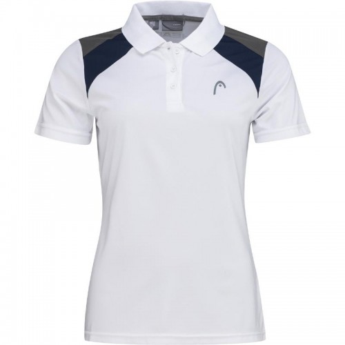 Head Club 22 White Navy Blue Women''s Polo Shirt
