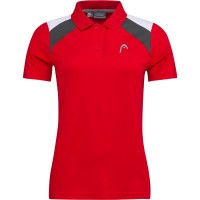 Head Club 22 White Red Women''s Polo Shirt