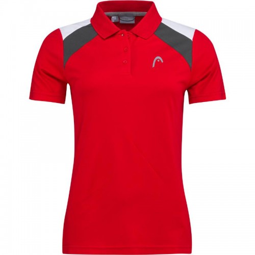 Head Club 22 White Red Women''s Polo Shirt