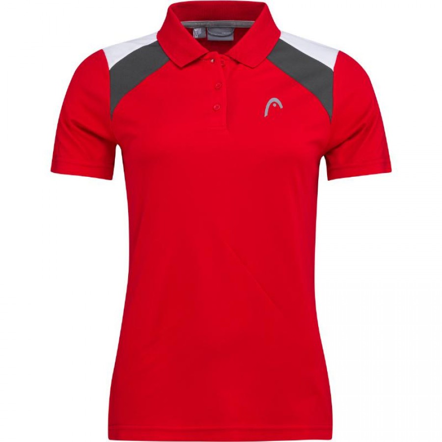 Head Club 22 White Red Women''s Polo Shirt