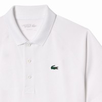 Polo Lacoste Sport Blanco Verde  Oferta + Barato