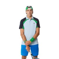 Polo Lacoste Ultra Dry Azul Verde  Offre - Pas cher