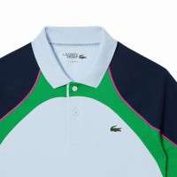 Polo Lacoste Ultra Dry Azul Verde  Offre - Pas cher