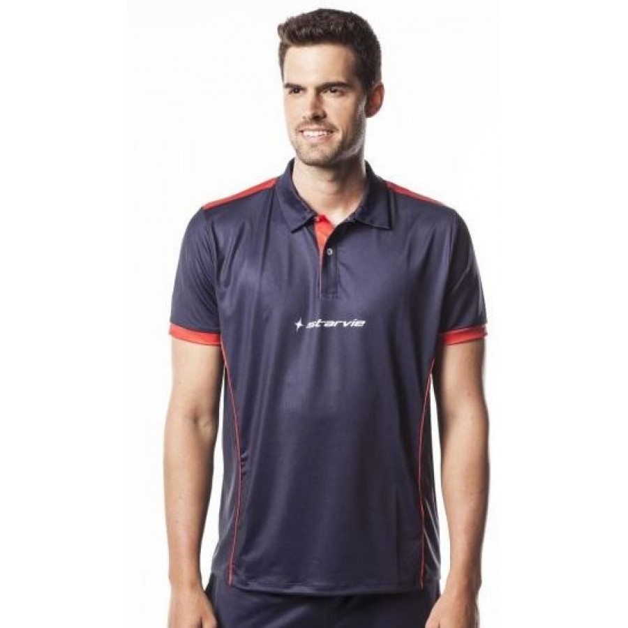 Polo Starvie Navy Blue Star PADELPOINT Polo Starvie Navy Blue Star