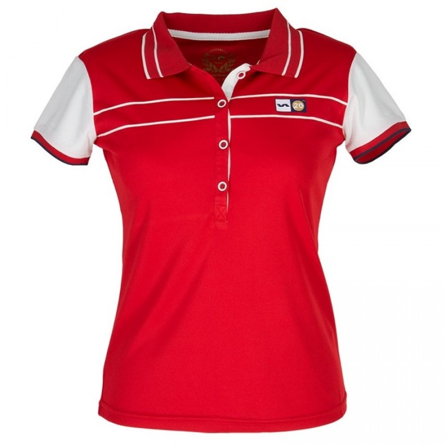 Polo Varlion M/C MD13S12 Rojo Mujer