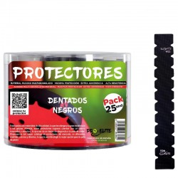Pro Elite Toothed Black Protector 25 Units