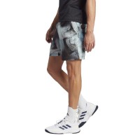 Court metrage adidas imprime ergo negre turquesa