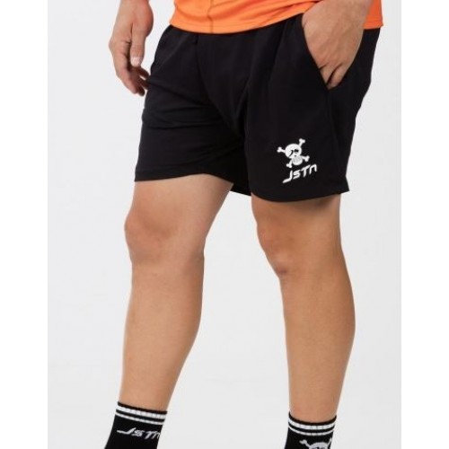 Short Just Ten Krop Black Logo white