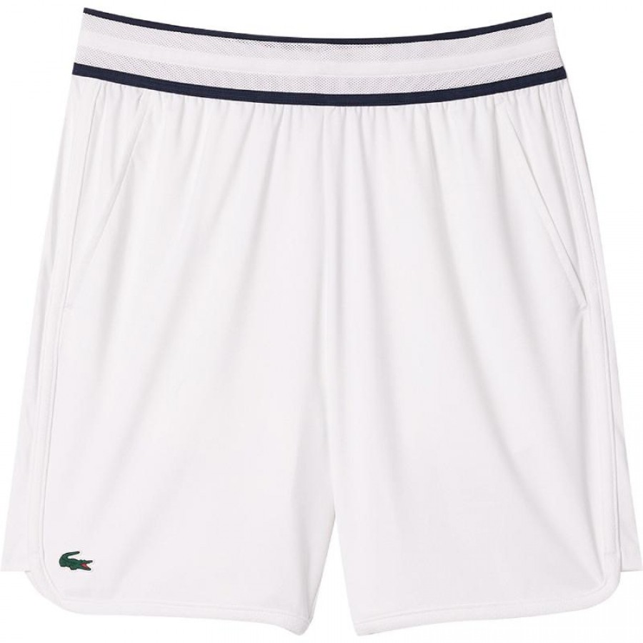Short Lacoste Daniil Medvedev Sport Blanco  Oferta + Barato