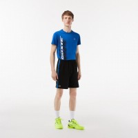 Short Lacoste Sport Negro Amarillo  Offer + Cheap