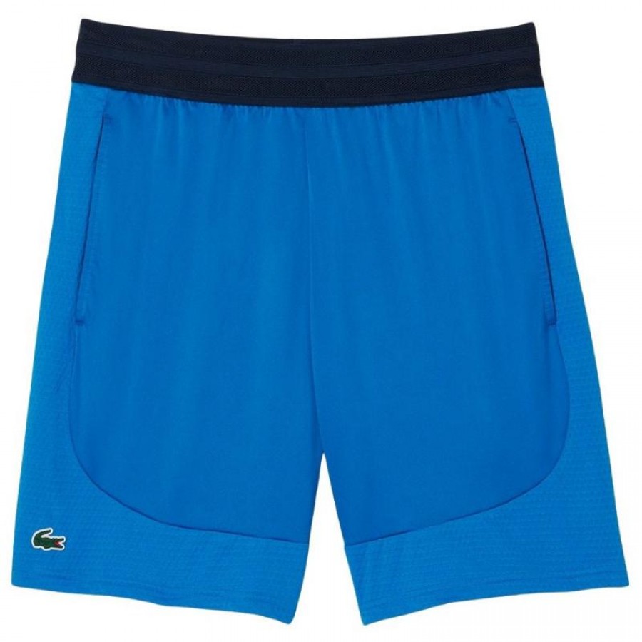 Short Lacoste Ultra Dry Azul  Offer + Cheap