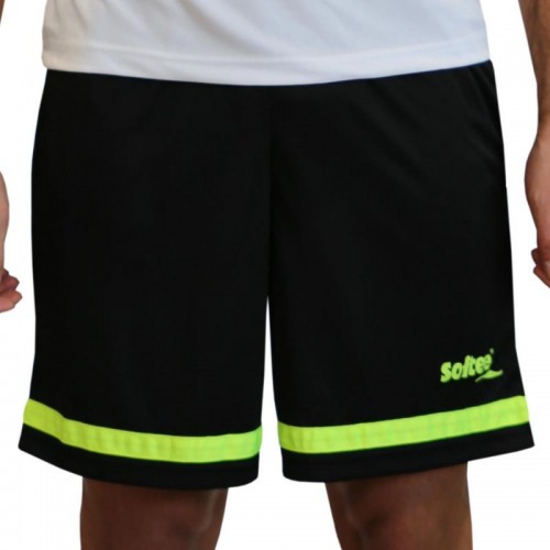 Short Softee Primax Negro Amarillo Fluor Junior