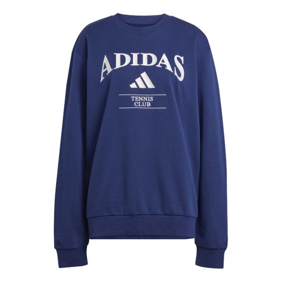 Sweatshirt Adidas Heritage Graphic Blu Scuro