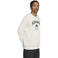 Adidas Heritage Graphic Sweatshirt Chalk White  Offer + Cheap