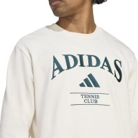 Adidas Heritage Graphic Sweatshirt Chalk White  Offer + Cheap