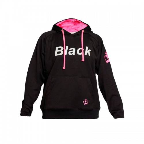 Sweatshirt Black Crown Ainsa Black Pink