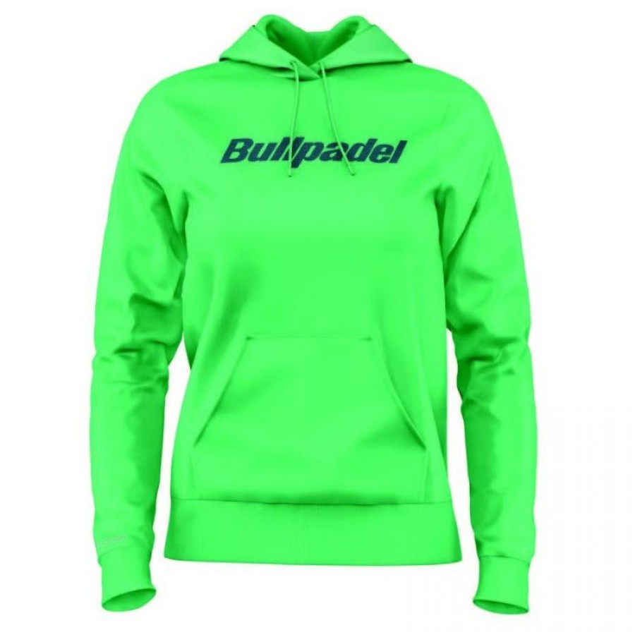 Sudadera Bullpadel Binea Verde Fluor