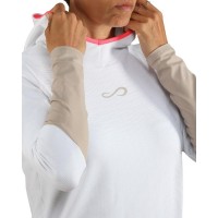 Endless Breath Line White Delave Sweatshirt