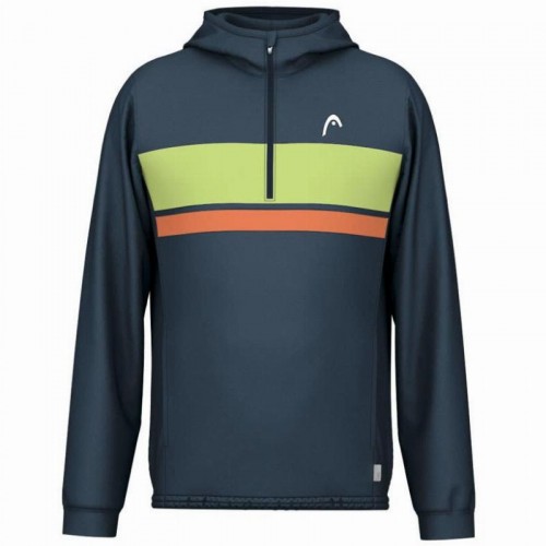 Head Topspin Navy Blue Sweatshirt Lime