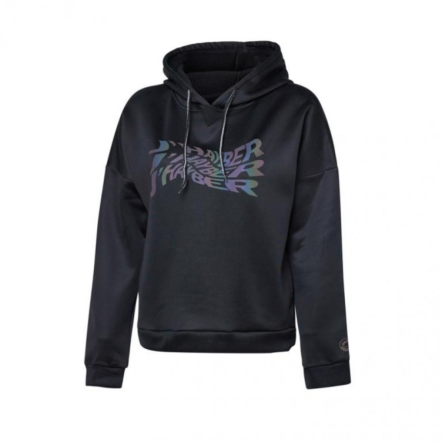 JHayber Twist Sweatshirt Noir Femme  Offre - Pas cher