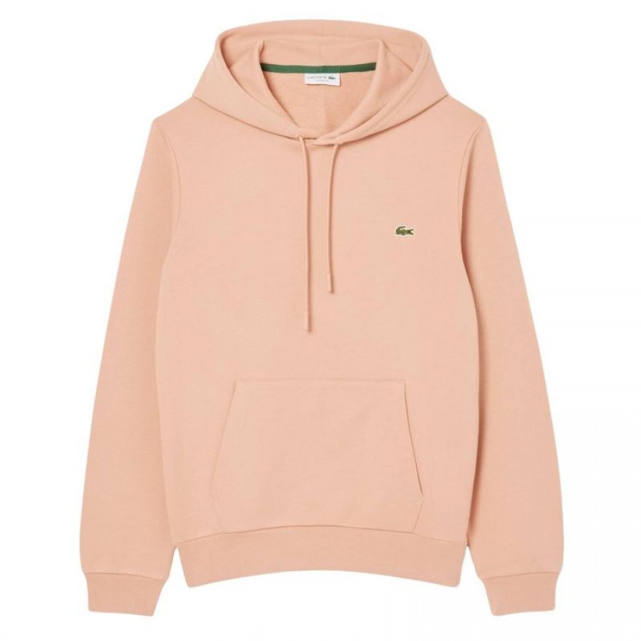 Sudadera Lacoste Algodon Beige Coral  Oferta + Barato