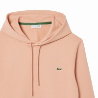 Sudadera Lacoste Algodon Beige Coral  Oferta + Barato