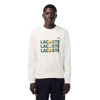 Sudadera Lacoste Felpa Blanco  Oferta + Barato